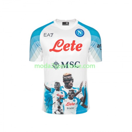 Koszulka SSC NAPOLI Face Game Osimhen 9 Domowe Stroje Piłkarskie 2022/23 Krótki Rękaw